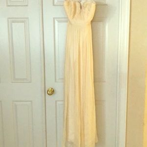 Long strapless dress~ J Crew